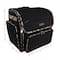 Everything Mary Black Floral Deluxe Collapsible Rolling Craft Bag